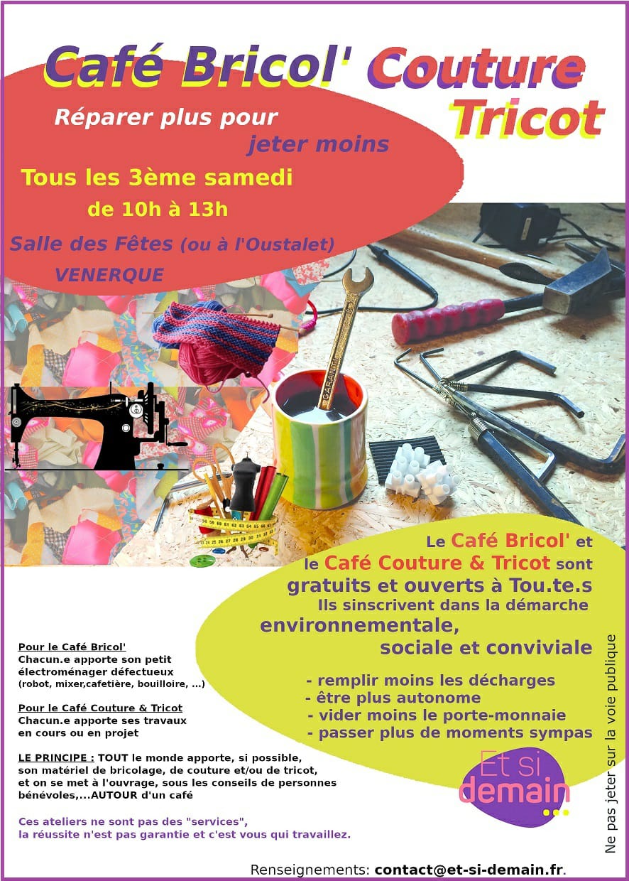 Café Bricol’ & Café Couture/Tricot